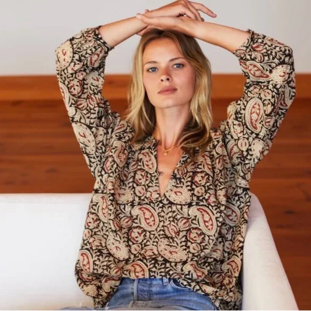 india collection emerson fry boho top size S